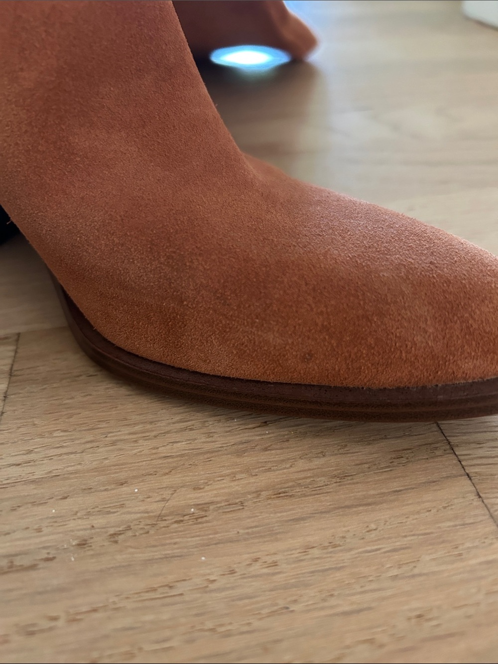 Vince Camuto Over-the-Knee Suede Kaleeca Boots in Cognac - Picture 11 of 12